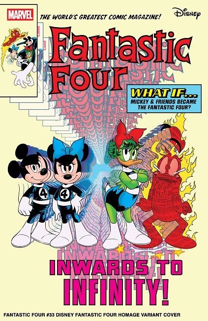 LOS 4 FANTÁSTICOS VOL 7 # 182 LOS 4 FANTÁSTICOS 32 PORTADA ALTERNATIVA DISNEY FANTASTIC FOUR (PORTADA PROVISIONAL) | 9999900122367 | RYAN NORTH -  CORY SMITH | Universal Cómics