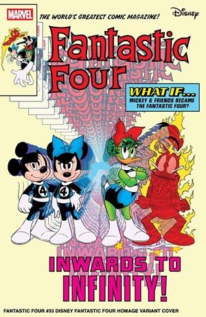 LOS 4 FANTÁSTICOS VOL 7 # 183 LOS 4 FANTÁSTICOS 1 PORTADA ALTERNATIVA DISNEY FANTASTIC FOUR (PORTADA PROVISIONAL) | 9999900122367 | RYAN NORTH -  HUMBERTO RAMOS | Universal Cómics
