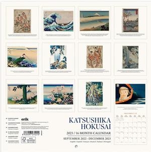 CALENDARIO 2025 JAPANESE ART HOKUSAI 30X30 | 4069095004580 | HOKUSAI | Universal Cómics