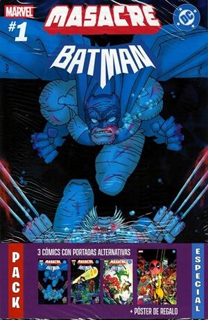 MASACRE / BATMAN # 01 PACK 3 VARIANT COVERS + POSTER | 8424248925819 | CHIP ZDARSKY - KELLY THOMPSON - ZEB WELLS - ADAM KUBERT - GURIHIRU - GREG CAPULLO - KEVIN SMITH | Universal Cómics