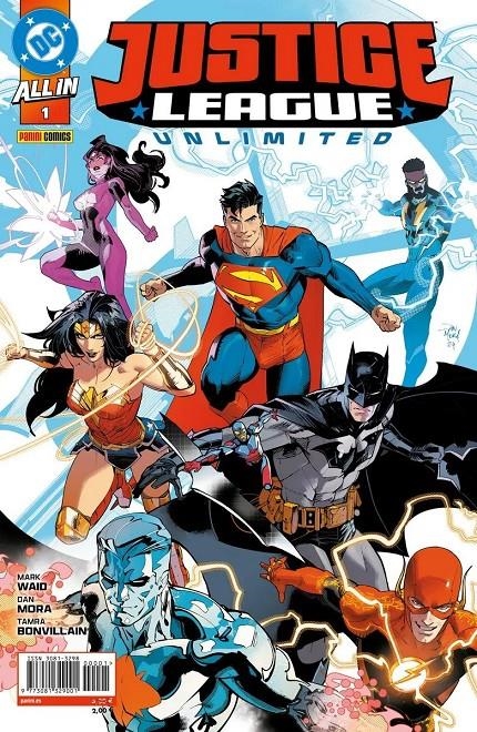 2AMA ALL IN JUSTICE LEAGUE UNLIMITED # 01 | 9999900122473 | DAN MORA - MARK WAID | Universal Cómics