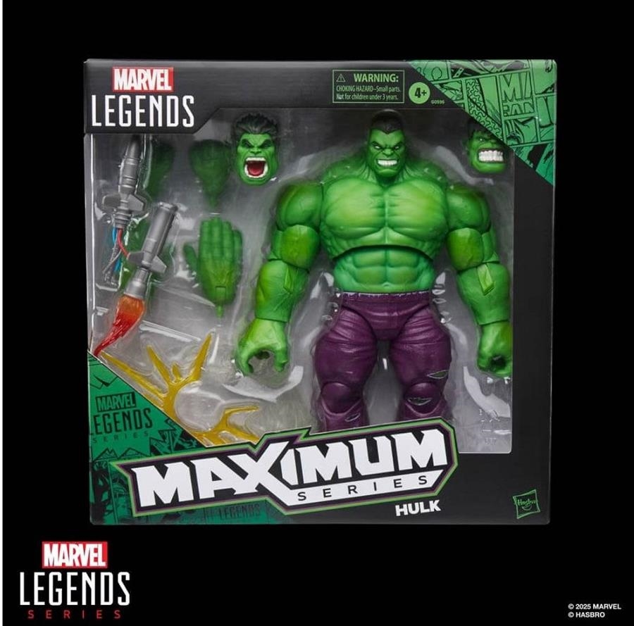 HULK FIGURA 21,5 CM HULK MAXIMUM MARVEL LEGENDS SERIES | 5010996290243 | Universal Cómics