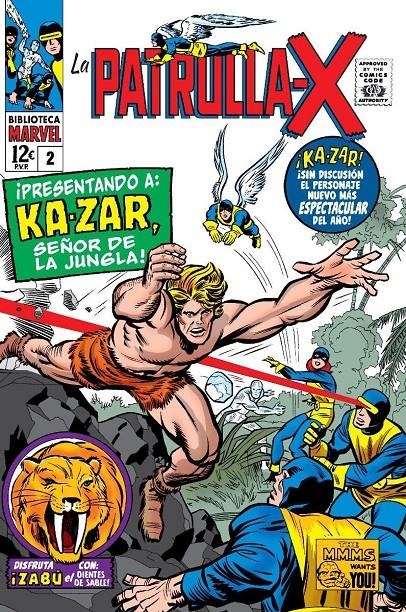 2AMA BIBLIOTECA MARVEL LA PATRULLA-X # 02 DE 1964 A 1965 | 9999900122572 | STAN LEE - JACK KIRBY - OTROS | Universal Cómics