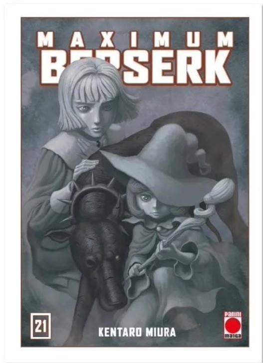 BERSERK MAXIMUM # 21 CON SOBRECUBIERTA ALTERNATIVA EFECTO METÁLICO + SET 4 POSTALES | 8424248924911 | KENTARO MIURA - STUDIO GAGA | Universal Cómics