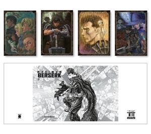 BERSERK MAXIMUM # 21 SOBRECUBIERTA ALTERNATIVA + 4 POSTALES (PORTADA PROVISIONAL) | 8424248924911 | KENTARO MIURA - STUDIO GAGA