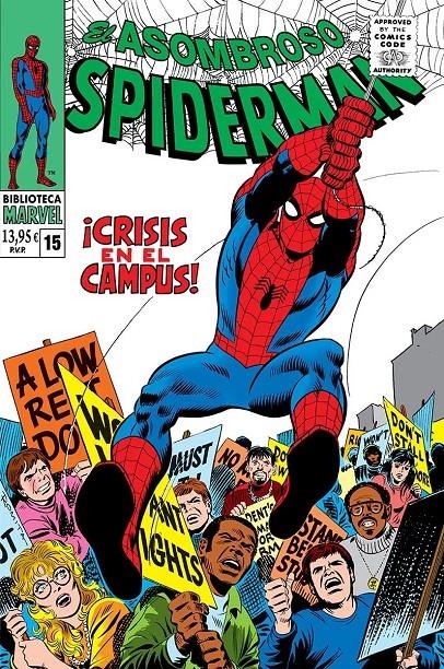 BIBLIOTECA MARVEL EL ASOMBROSO SPIDERMAN # 15 DE 1968 A 1969 | 9791370133597 | JOHN ROMITA SR - STAN LEE | Universal Cómics
