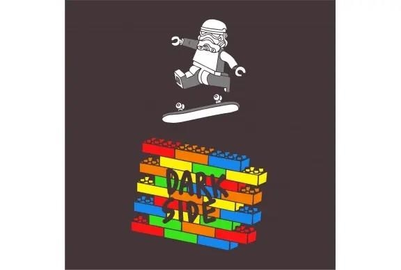 CAMISETA DARK SIDE TALLA S | 9999900122879 | LUIS RIVERA | Universal Cómics
