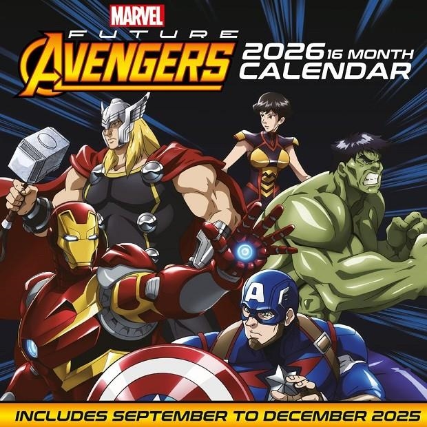 CALENDARIO ANUAL 2026 30X30 AVENGERS | 9781804232200 | Universal Cómics