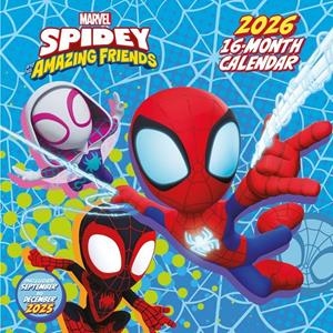 CALENDARIO ANUAL 2026 30X30 SPIDERMAN & FRIENDS | 9781804232521