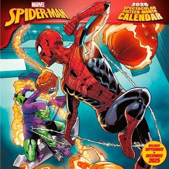 CALENDARIO ANUAL 2026 30X30 SPIDER-MAN | 9781804232507 | Universal Cómics