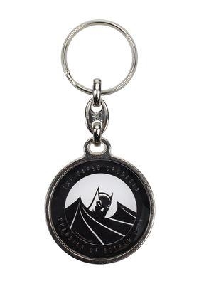 LLAVERO REDONDO METAL THE CAPED CRUSADER BATMAN UN | 8435450252686 | Universal Cómics