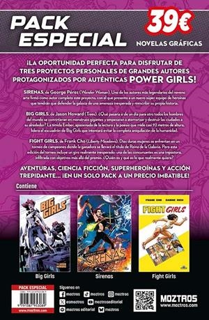 PACK ESPECIAL POWER GIRLS CONTIENE SIRENAS, BIG GIRLS Y FIGHT GIRLS | 9791387953089 | JASON HOWARD - FRANK CHO - GEORGE PÉREZ | Universal Cómics