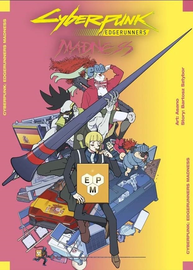 CYBERPUNK EDGERUNNERS, MADNESS # 01 PORTADA ALTERNATIVA | 9791370134600 | ASANO - BARTOSZ SZTYBOR | Universal Cómics