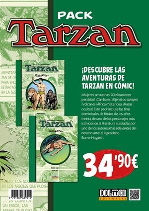PACK TARZAN SUNDAY PAGES DE BURNE HOGARTH VOLUMEN 1  AL 2 DE 1937 A 1941 | 9791387689919 | EDGAR RICE BURROUGHS - BURNE HOGARTH | Universal Cómics