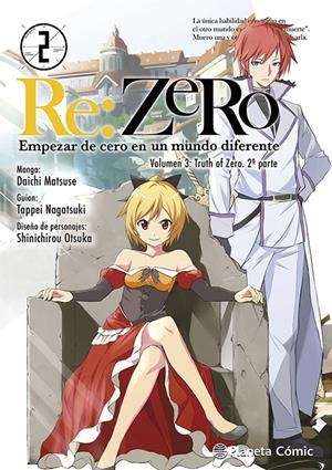 RE:ZERO MANGA CHAPTER 3 # 02 | 9791387781781 | TAPPEI NAGATSUKI - DAICHI MATSUSE - | Universal Cómics