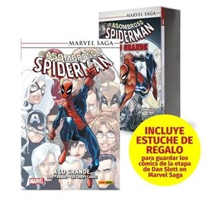 EL ASOMBROSO SPIDERMAN MARVEL SAGA RÚSTICA # 31 A LO GRANDE CON ESTUCHE DE REAGLO | 9791370134372 | MARCOS MARTIN - DAN SLOTT - HUMBERTO RAMOS - STEFANO CASELLI | Universal Cómics