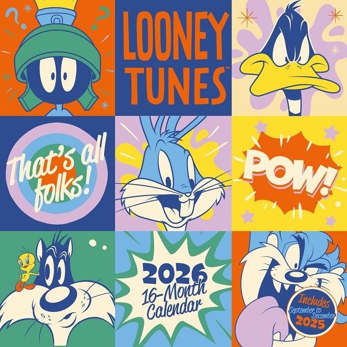 CALENDARIO ANUAL 2026 LOONEY TUNES | 9781804232637 | Universal Cómics