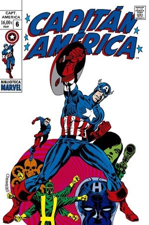 BIBLIOTECA MARVEL CAPITÁN AMÉRICA # 06 DE 1968 A 1969 | 9791370134778 | STAN LEE - JIM STERANKO - TOM PALMER - JACK KIRBY - JOE TUSKA | Universal Cómics