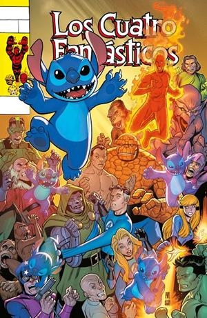 LOS 4 FANTÁSTICOS VOL 7 # 186 LOS 4 FANTÁSTICOS 4 PORTADA ALTERNATIVA DISNEY STITCH (PORTADA PROVISIONAL) | 9791370135287 | RYAN NORTH -  HUMBERTO RAMOS | Universal Cómics