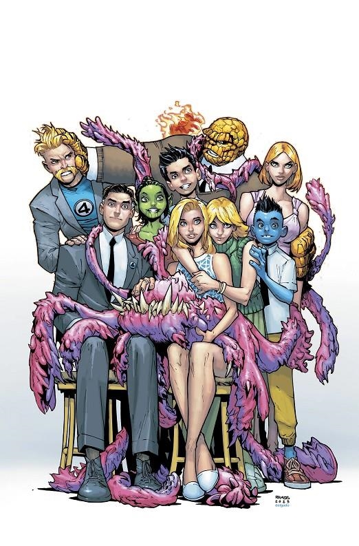 LOS 4 FANTÁSTICOS VOL 7 # 186 LOS 4 FANTÁSTICOS 4 (PORTADA PROVISIONAL) | 977301294300900004 | RYAN NORTH -  HUMBERTO RAMOS | Universal Cómics