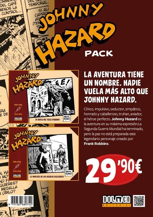 PACK JOHNNY HAZARD TIRAS DIARIAS | 9791387689742 | FRANK ROBBINS