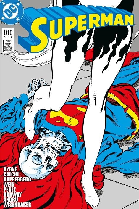 BIBLIOTECA SUPERMAN # 10 | 9791370135379 | JERRY ORDWAY - JOHN BYRNE - ROSS ANDRU - PAUL KUPPERBERG - GEORGE PÉREZ - KARL KESEL | Universal Cómics