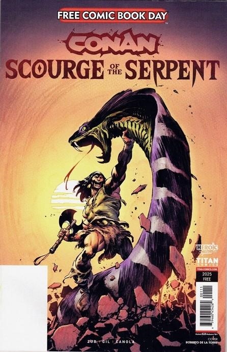 MARVEL PREMIERE CONAN EL BÁRBARO LA ERA DE TITAN # 01 (PORTADA PROVISIONAL) | 9791370135768 | JIM ZUB - ROBERTO DE LA TORRE | Universal Cómics