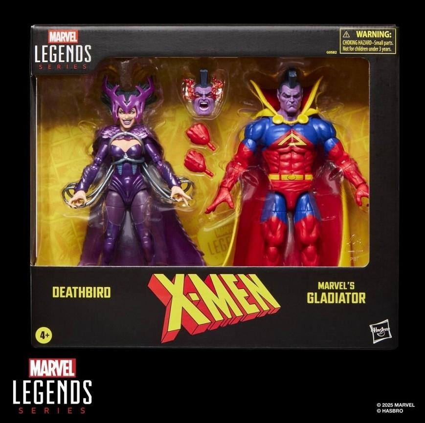 DEATHBIRD & GLADIATOR SET 2 FIGURAS 15 CM X-MEN MARVEL LEGENDS SERIES | 5010996282866 | Universal Cómics