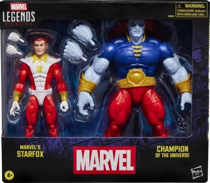 STARFOX & CHAMPION OF THE UNIVERSE PACK 2 FIGURAS 15 CM MARVEL LEGENDS SERIES | 5010996328755 | Universal Cómics