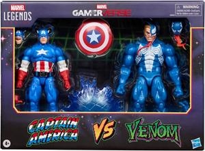 CAPTAIN AMERICA VS VENOM PACK 2 FIGURAS 15 CM GAMERVERSE MARVEL LEGENDS SERIES | 5010996320476 | Universal Cómics