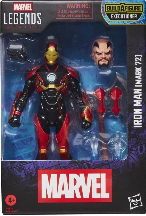 IRON MAN (MARK 72) FIGURA 15 CM MARVEL LEGENDS SERIES BUILD A FIGURE | 5010996317353 | Universal Cómics