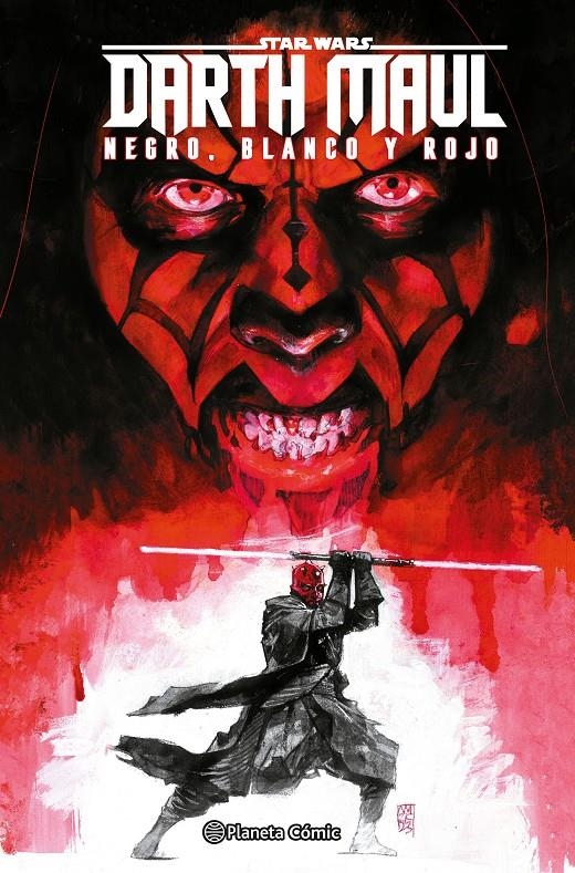 2AMA STAR WARS DARTH MAUL BLANCO, NEGRO Y ROJO | 9999900124965 | VARIOS AUTORES | Universal Cómics