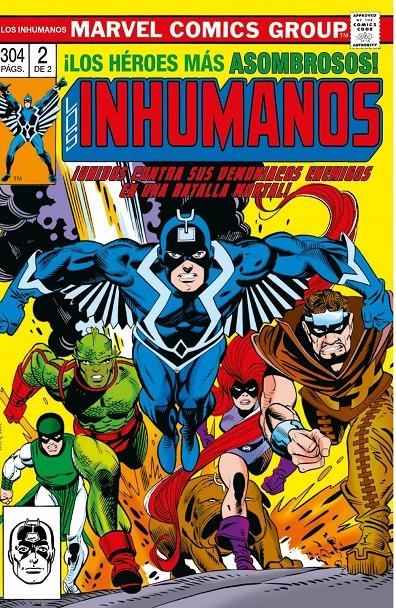 2AMA LOS INHUMANOS MARVEL LIMITED EDITION # 02 EDICIÓN EN RÚSTICA | 9999900125030 | DOUG MOENCH - GEORGE PÉREZ - GIL KANE -  KEITH POLLARD,