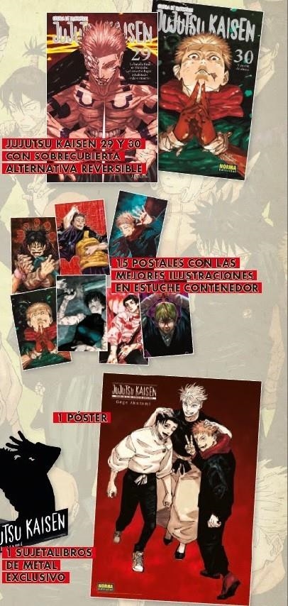JUJUTSU KAISEN PACK EDICIÓN ESPECIAL # 29-30 FINAL DE LA SERIE | 9788467978049 | GEGE AKUTAMI | Universal Cómics