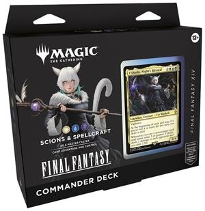 MAGIC THE GATHERING UNIVERSES BEYOND FINAL FANTASY COMMANDER DECK SCIONS & SPELLCRAFT (INGLÉS) | 9999900125221 | Universal Cómics
