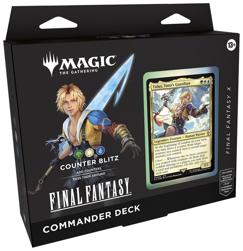 MAGIC THE GATHERING UNIVERSES BEYOND FINAL FANTASY COMMANDER DECK COUNTER BLITZ (INGLÉS) | 9999900125238 | Universal Cómics