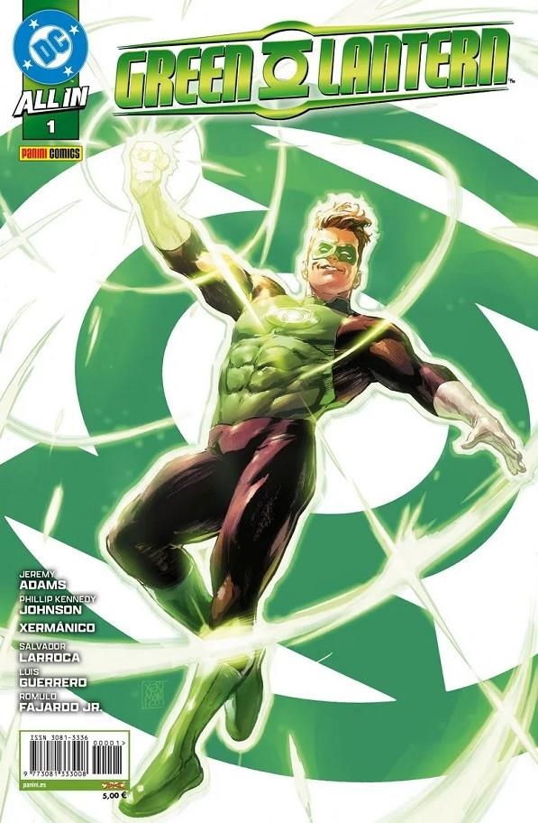 2AMA ALL IN GREEN LANTERN # 01 | 9999900125979 | JEREMY ADAMS - XERMANICO - SALVADOR LARROCA - PHILLIP KENNEDY JOHNSON | Universal Cómics
