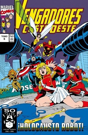 LOS VENGADORES COSTA OESTE MARVEL LIMITED EDITION # 06 | 9788410497887 | ROY THOMAS - DANN THOMAS - PAUL RYAN - DAVE ROSS - HERB TRIMPE | Universal Cómics