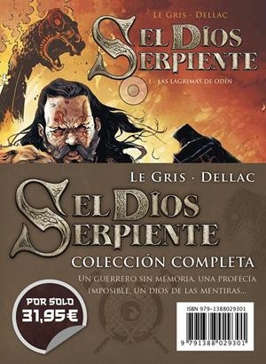 COLECCIÓN COMPLETA EL DIOS SERPIENTE | 9791388029301 | JEROME LEGRIS - BENOÎT DELLAC