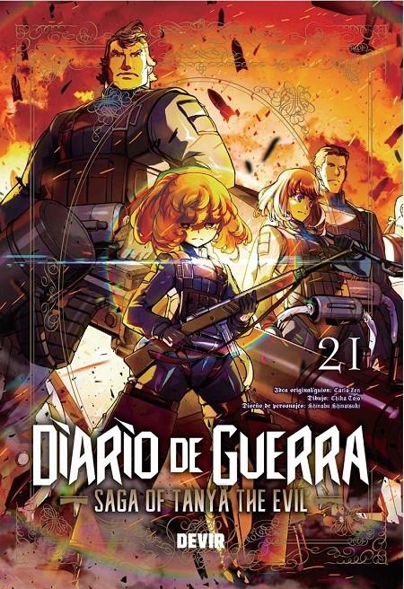 DIARIO DE GUERRA, SAGA OF TANYA THE EVIL # 21 | 9791387885304 | CARLO ZEN - CHIKA TOUJYOU | Universal Cómics