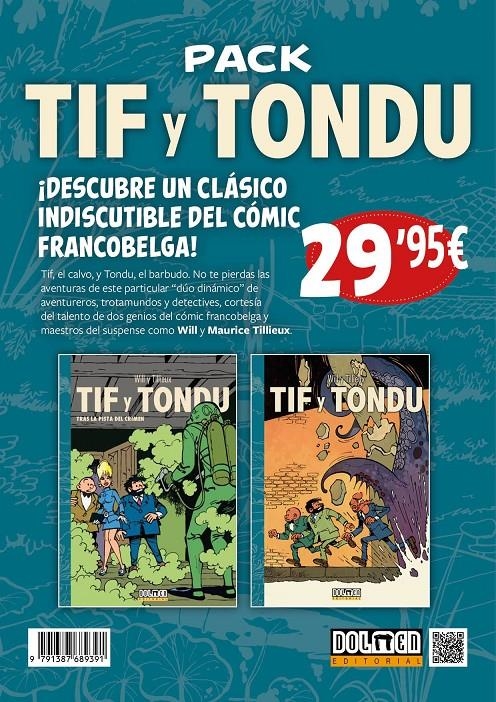 PACK TIF Y TONDU | 9791387689391 | MAURICE TILLIEUX - WILL | Universal Cómics