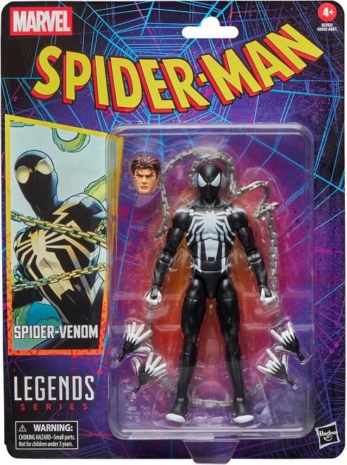 SPIDER-VENOM FIGURA 15 CM SPIDER-MAN MARVEL LEGEND | 5010996355898 | Universal Cómics
