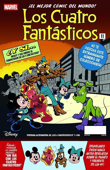 LOS 4 FANTÁSTICOS VOL 7 # 189 LOS 4 FANTÁSTICOS 07 PORTADA ALTERNATIVA DISNEY | 9791370137212 | RYAN NORTH -  HUMBERTO RAMOS | Universal Cómics