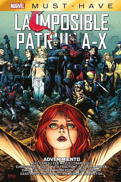 MARVEL MUST-HAVE LA IMPOSIBLE PATRULLA-X # 15 ADVENIMIENTO | 9791370137281 | MIKE CAREY - DAVID FINCH - MIKE CHOI - GREG LAND - CHRIS YOST - MATT FRACTION | Universal Cómics