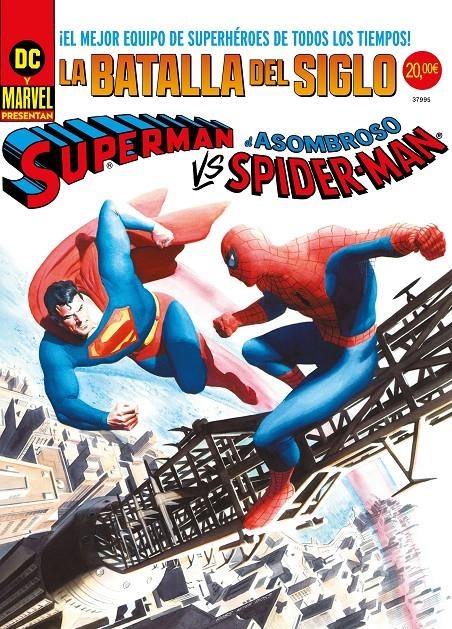 SUPERMAN VS. EL ASOMBROSO SPIDERMAN, DC / MARVEL TREASURY EDITION PORTADA ALEX ROSS | 9791370137656 | ROSS ANDRU - GERRY CONWAY | Universal Cómics