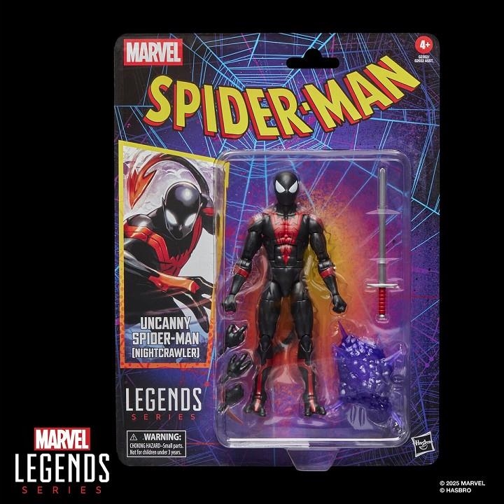 UNCANNY SPIDER-MAN (NIGHTCRAWLER) FIGURA 15 CM SPIDER-MAN MARVEL LEGENDS SERIES | 5010996355881 | Universal Cómics
