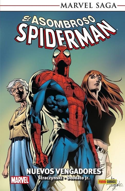 2AMA EL ASOMBROSO SPIDERMAN MARVEL SAGA RÚSTICA # 08 NUEVOS VENGADORES | 9999900129656 | JOE M. STRACZYNSKI - MIKE DEODATO JR. | Universal Cómics