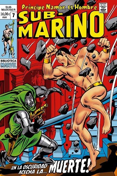 BIBLIOTECA MARVEL NAMOR, EL HOMBRE SUBMARINO # 07 | 9791370137861 | ROY  THOMAS - MARIE SEVERIN - GENE COLAN - JOE SINNOT | Universal Cómics