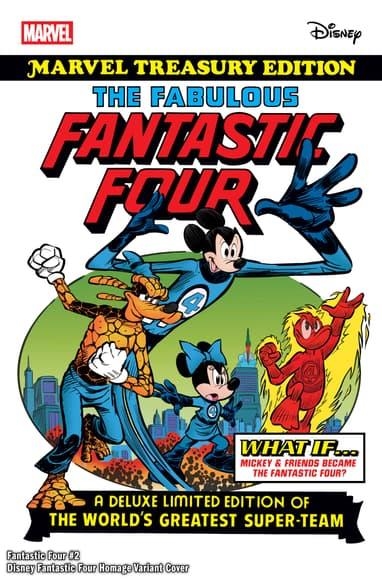 LOS 4 FANTÁSTICOS VOL 7 # 190 LOS 4 FANTÁSTICOS 08 PORTADA ALTERNATIVA DISNEY (PORTADA PROVISIONAL) | 9791370137878 | RYAN NORTH -  HUMBERTO RAMOS | Universal Cómics