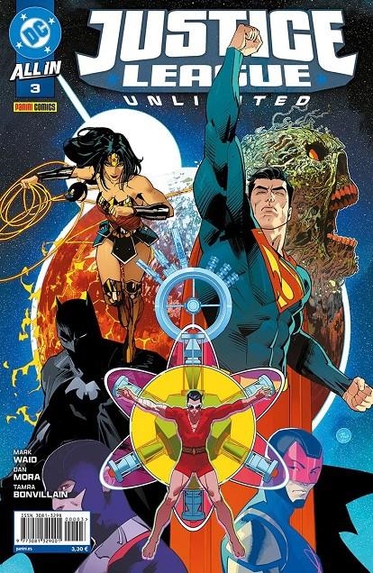 2AMA ALL IN JUSTICE LEAGUE UNLIMITED # 03 | 9999900130324 | DAN MORA - MARK WAID | Universal Cómics